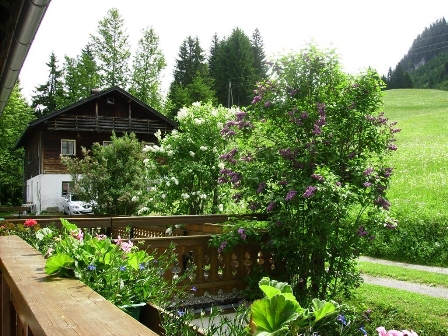 Blick vom Balkon - Gstehaus Steinkarblick Berwang Rinnen Tirol